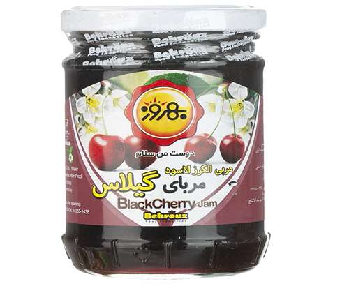 مربا گیلاس 320 گرمی بهروز | پخش مواد غذایی و بهداشتی پیمان استان قم