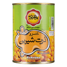 کنسرو ذرت 380 گرمی بهروز | پخش مواد غذایی و بهداشتی پیمان استان قم