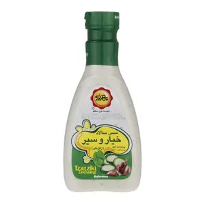 سس سالاد با خیار و سیر 440 گرم | پخش مواد غذایی و بهداشتی پیمان استان قم
