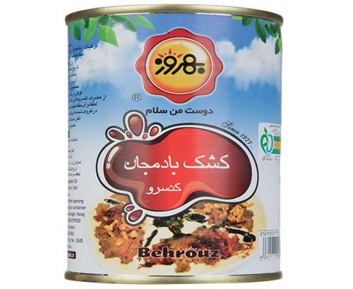 کنسرو کشک بادمجان 380 گرمی بهروز | پخش مواد غذایی و بهداشتی پیمان استان قم