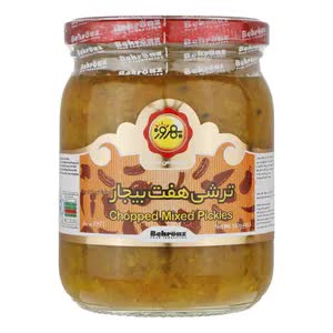 ترشی هفت بیجار(مخلوط ریز) 550 گرمی بهروز | پخش مواد غذایی و بهداشتی پیمان استان قم